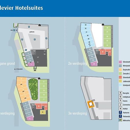 Roompot Strandplevier Hotelsuites De Koog  Eksteriør billede