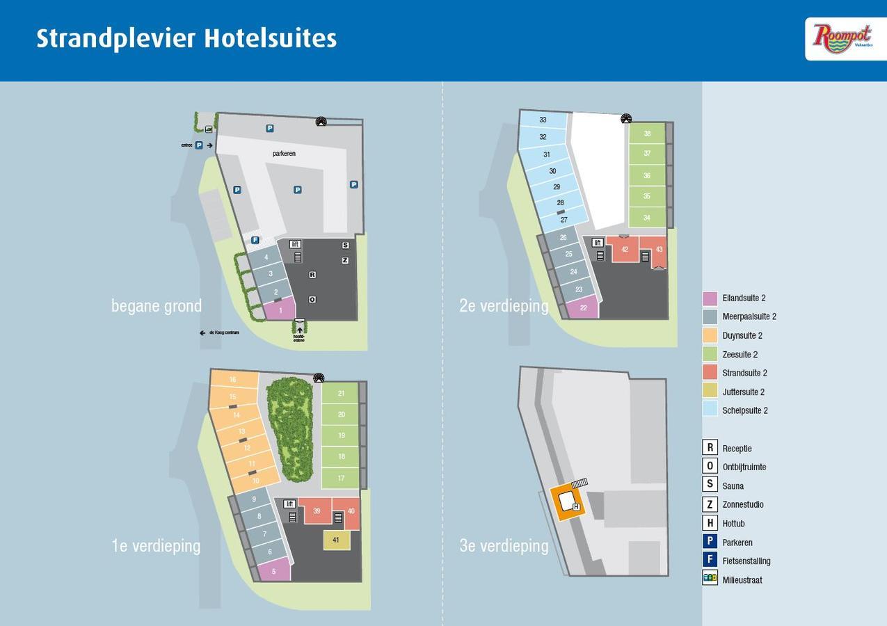 Roompot Strandplevier Hotelsuites De Koog  Eksteriør billede